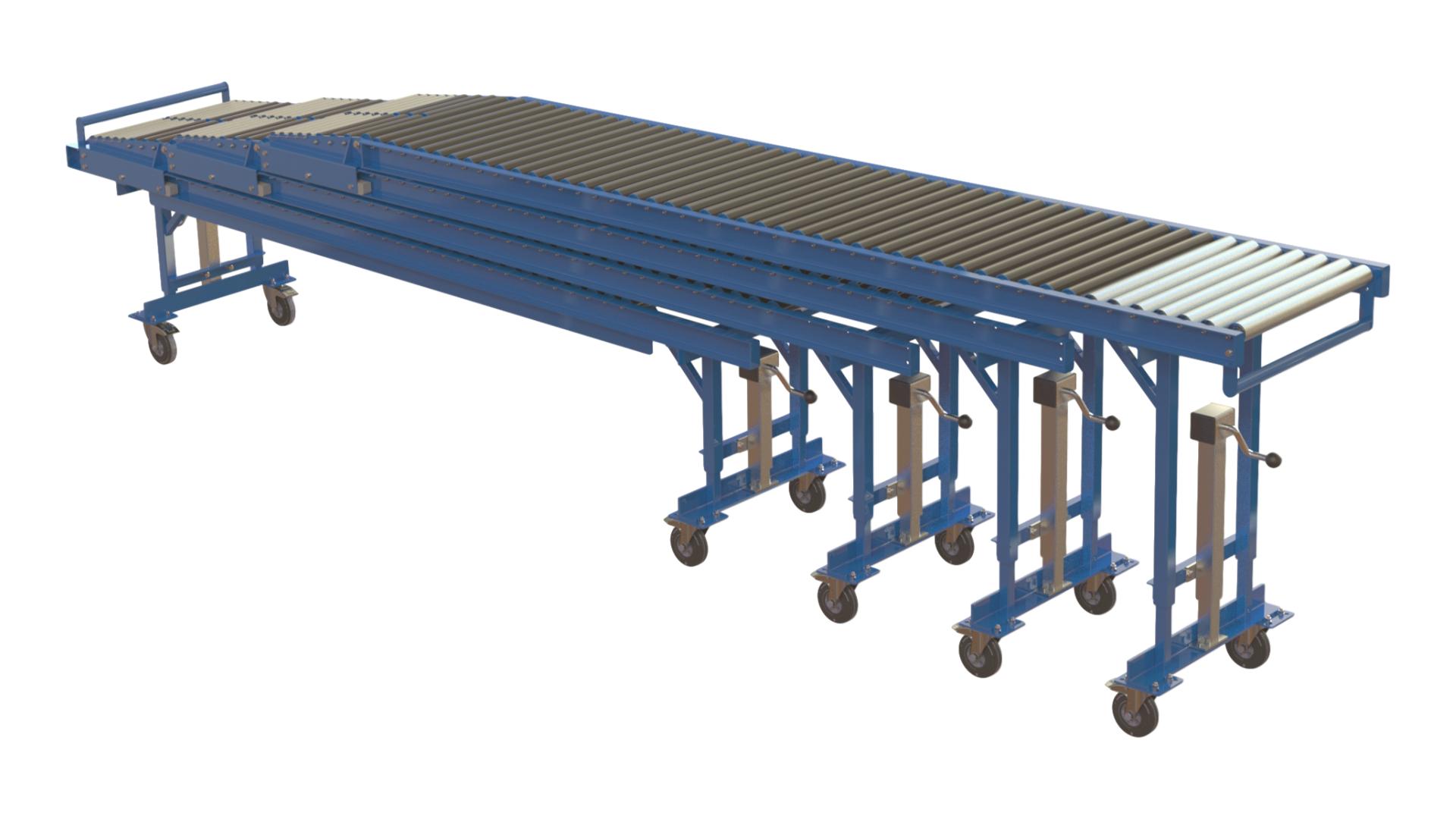 Low Level Dock Unloading Conveyor Systems